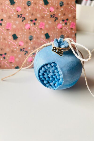 Γούρι «Ρόδι» 2026 μπλέ